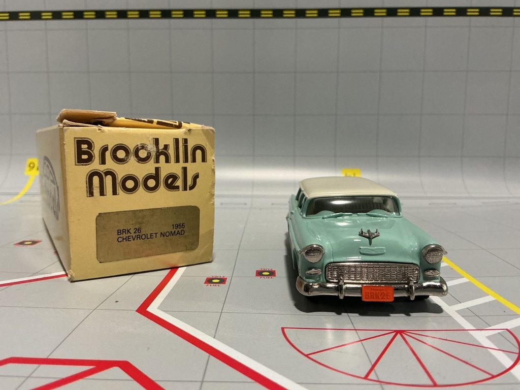 1:43 BROOKLIN MODELS - BRK 26 1955 CHEVROLET NOMAD image