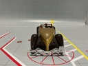 1:43 MATCHBOX MODELS OF YESTERYEAR #Y-19 YELLOW / BROWN 1935 AUBURN image