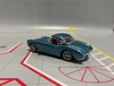1:43 DINKY / MATCHBOX 1957 CHEVROLET CORVETTE DYM 92139 BLUE ON RED image