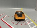 1:43 MINICHAMPS / PAULS MODEL ART  MERCEDES C111 ORANGE ON BLACK image