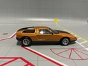 1:43 MINICHAMPS / PAULS MODEL ART  MERCEDES C111 ORANGE ON BLACK image