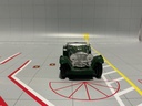 1:43 MATCHBOX MODELS OF YESTERYEAR Y1 JAGUAR SS 100 GREEN image