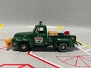 1:43 MATCHBOX MODELS OF YESTERYEAR YRS04 GREEN 1954 FORD F100 SNOW PLOW image