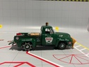 1:43 MATCHBOX MODELS OF YESTERYEAR YRS04 GREEN 1954 FORD F100 SNOW PLOW image