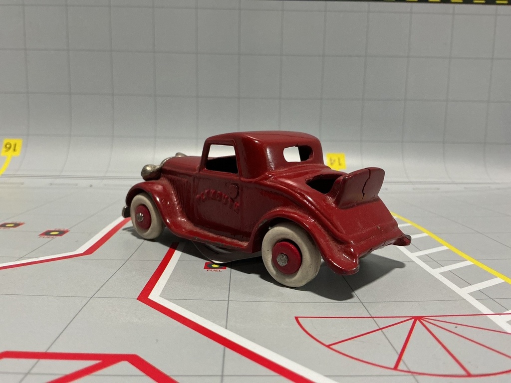1:43 CAST IRON TOY ‘34 PLYMOUTH 5 WINDOW COUPE image