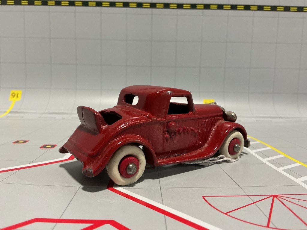 1:43 CAST IRON TOY ‘34 PLYMOUTH 5 WINDOW COUPE image