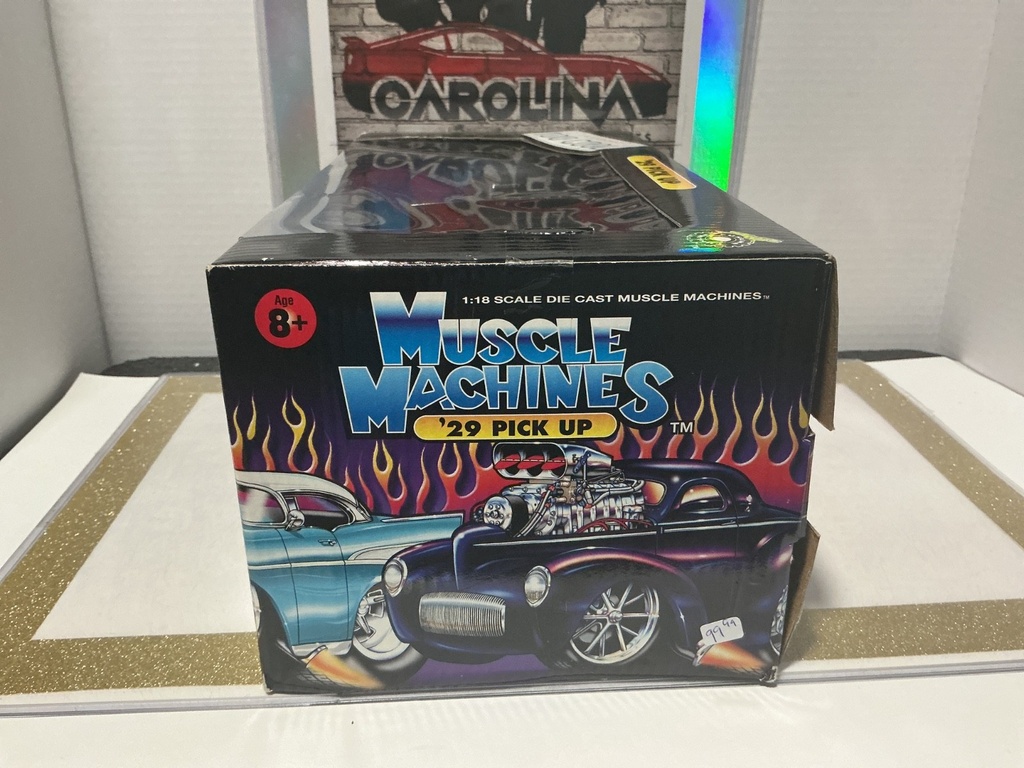 1/18: MUSCLE MACHINES BLACK ‘29 PICKUP image
