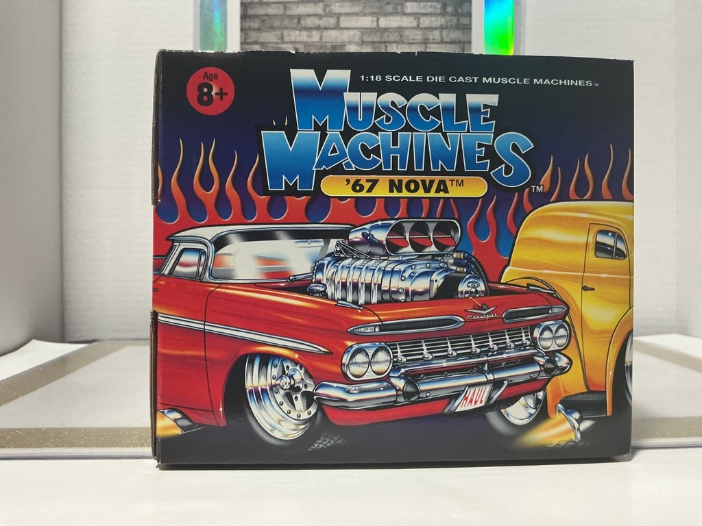 1/18: MUSCLE MACHINES RED ‘67 NOVA image