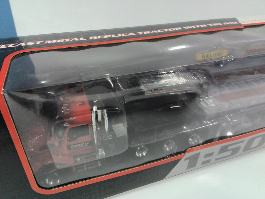 1:50 FIRST GEAR KENWORTH T880 WITH LOWBOY TRAILER CASE - Photo 2