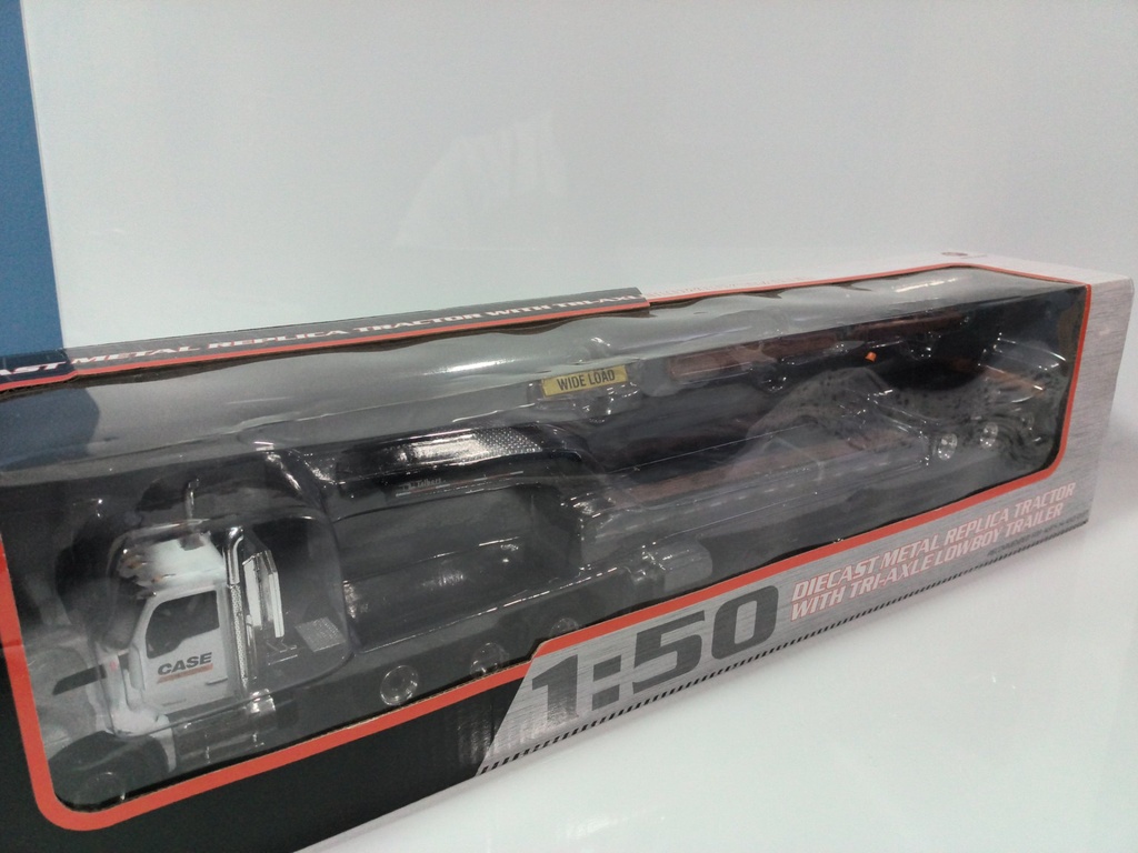 1:50 FIRST GEAR KENWORTH T880 TRI AXLE WITH TRAILER CASE - Photo 2