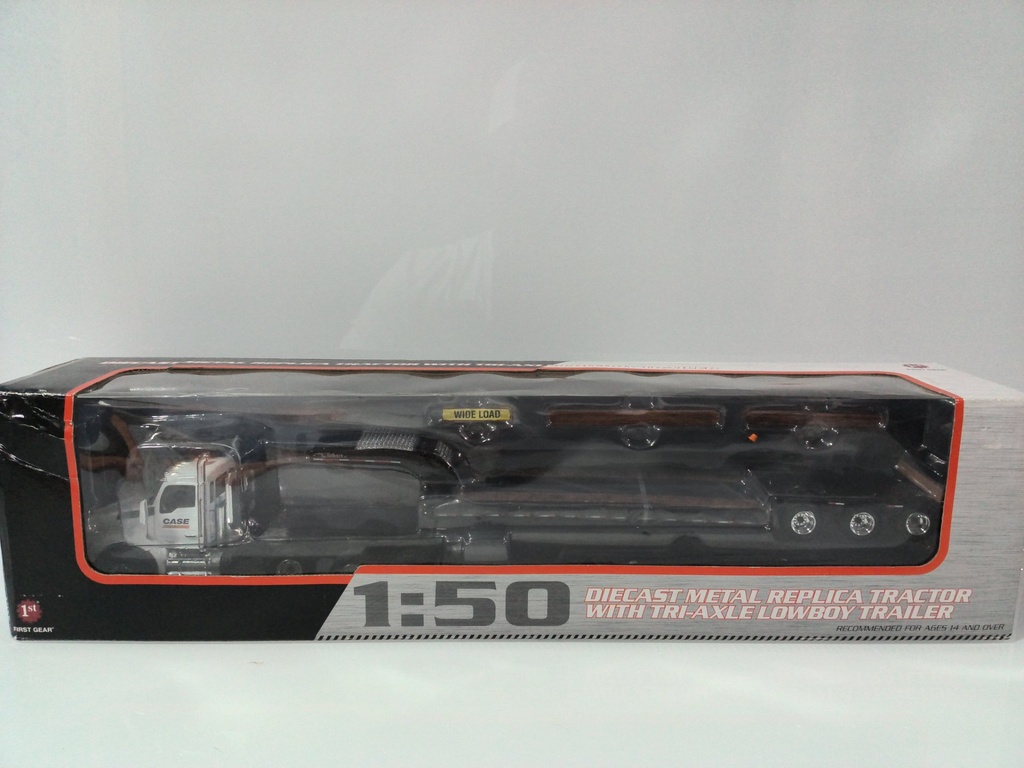 1:50 FIRST GEAR KENWORTH T880 TRI AXLE WITH TRAILER CASE - Photo 4