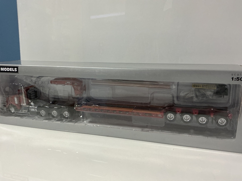 1:50 WSI SWORD KENWORTH T800 & LOWBOY TRAILER #34–2024 MAXIM CRANES - Photo 2