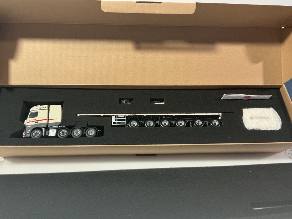 1:50 IMC MODELST-REX MERCEDES ASTROS 2 8 X 4 WITH NOOTEBOOM  TRAILER - Photo 3