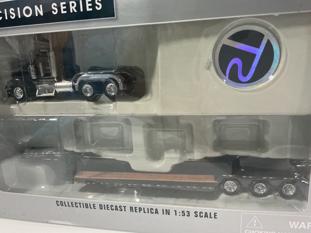 1:53 TONKIN PRECISION SERIES KENWORTH DAY CAB CATON TRUCKING WITH LOW BOY - Photo 3