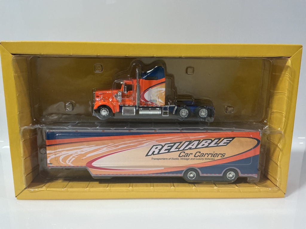 1: 64 TONKIN PEM KENWORTH W900 RELIABLE CAR CARRIERS TRANSPORT TRUCK - Photo 4