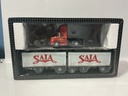 1:64 TONKIN PEM VOLVO DAY CAB WITH 28 FT DOUBLE TRAILER SAIA #M77117 - Photo 3