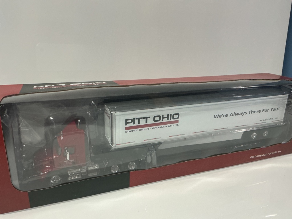 1:64 FIRST GEAR MACK PINNACLE WITH DRY TRAILER  PITT OHIO #69–0398 - Photo 2