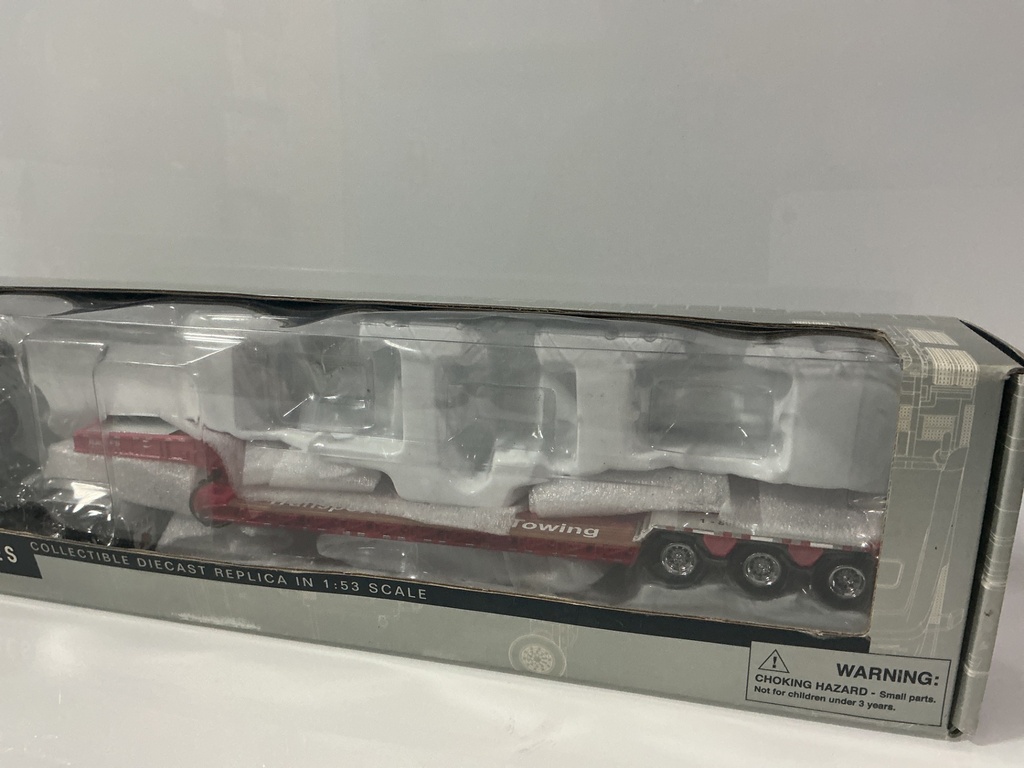 1:53 TONKIN PETERBILT 379 DAY CAB WITH KAUFFMAN’S  LOWBOY TRAILER - Photo 3