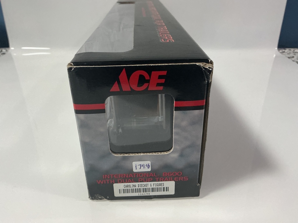 1: 64 FIRST GEAR INTERNATIONAL 8600 WITH DUAL PUP TRAILERS ACE HARDWARE - Photo 4