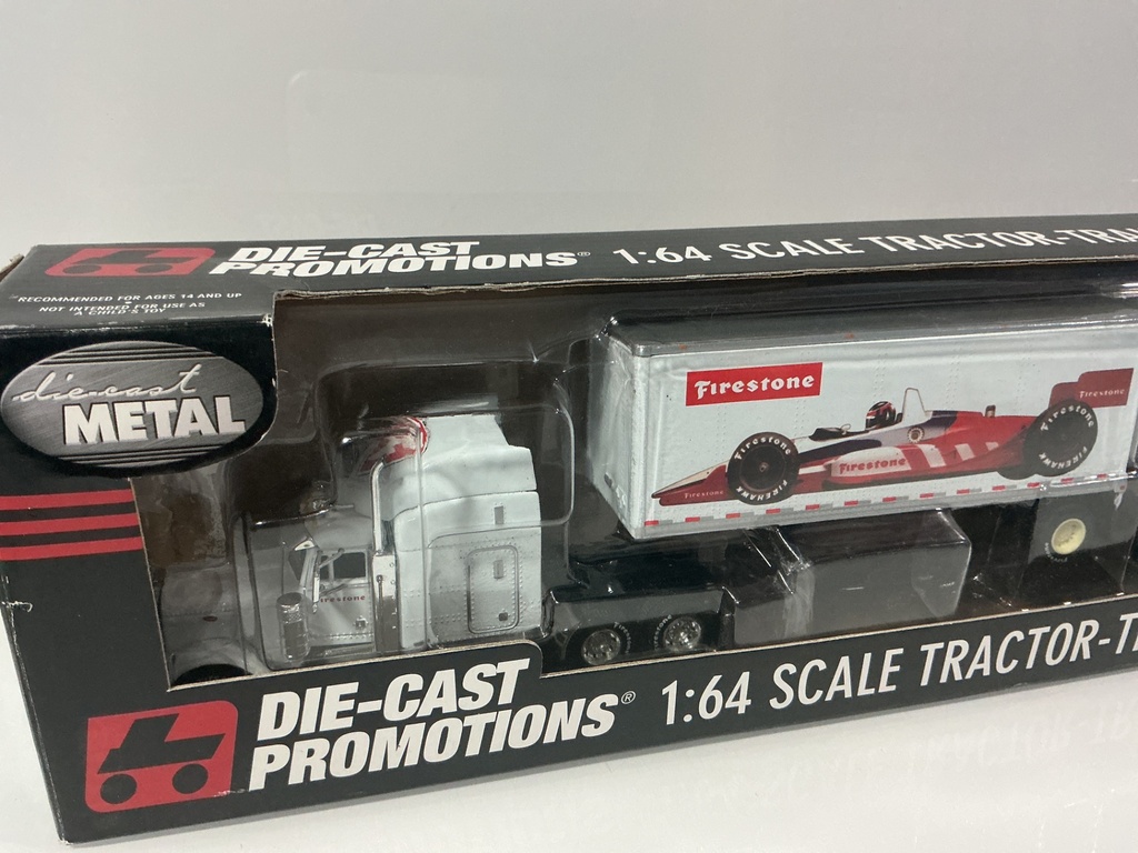 1:64 DIE-CAST  PROMOTIONS DCP PETERBILT WITH FIRESTONE PUP TRAILERS #31643 - Photo 2