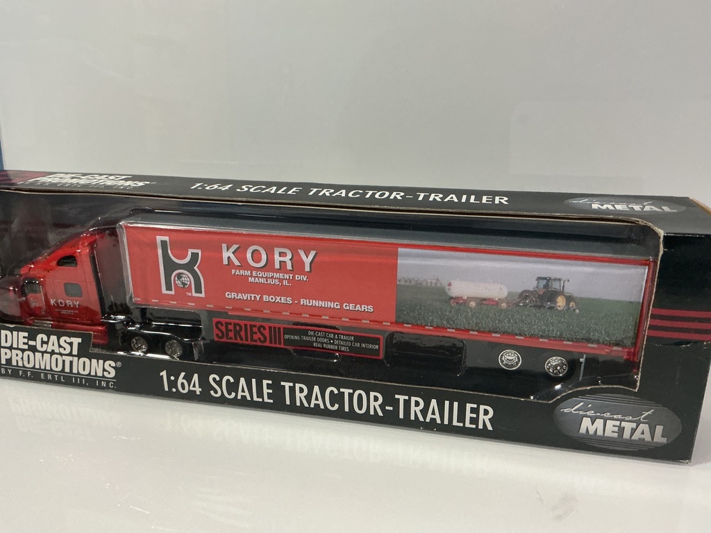 1:64 DIE-CAST PROMOTIONS DCP PETERBILT WITH KORY BOX TRAILER #30243 - Photo 3