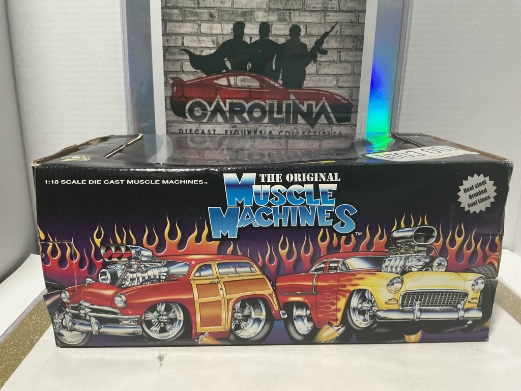 1/18: MUSCLE MACHINES ‘59 EL CAMINO BLUE [WATER DAMAGED BOX] image