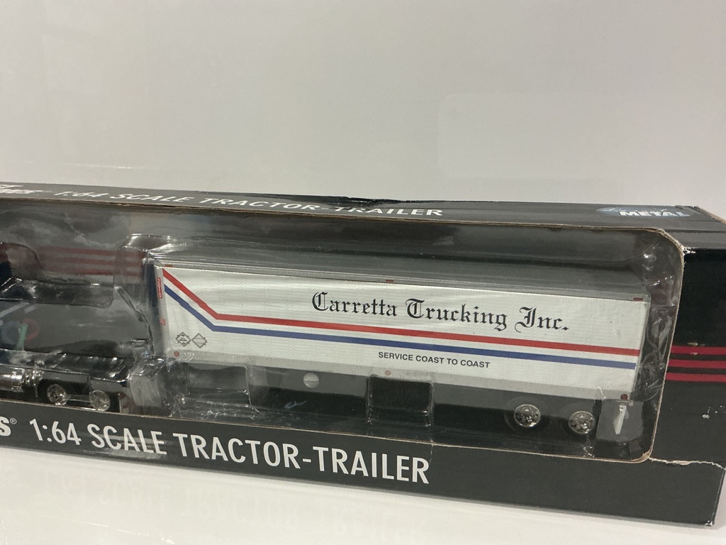 1:64 DIE-CAST PROMOTIONS  DCP PETERBILT TRACTOR WITH CARRETTA REFRIGERATED BOX #32437 - Photo 3