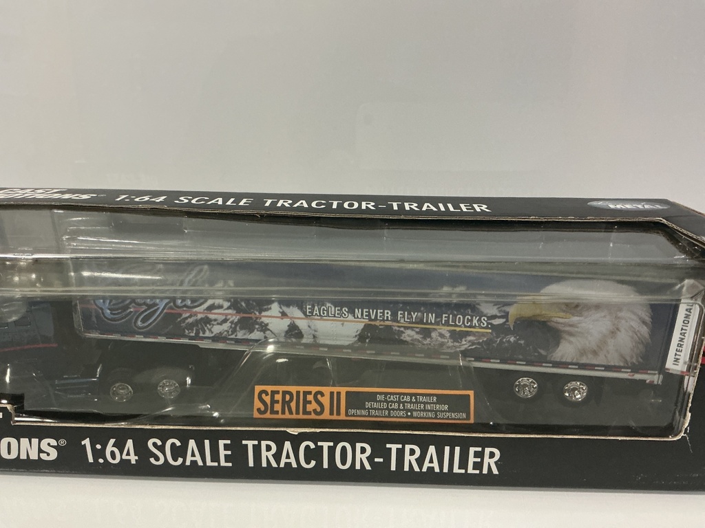 1:64 DIE-CAST  PROMOTIONS DCP INTERNATIONAL TRACTOR & EAGLE DRY BOX # 730790 - Photo 3