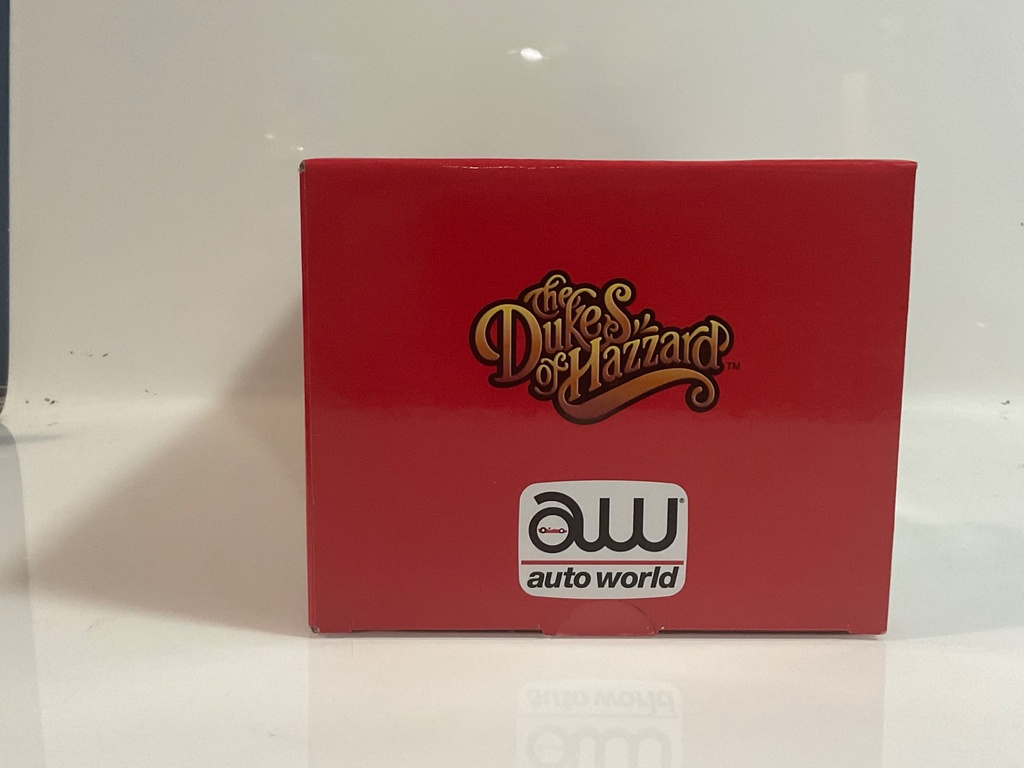 1/18 AUTO WORLD THE DUKE’S OF HAZZARD 1975 DOGE MANACO AUTOGRAPHED  - Photo 2