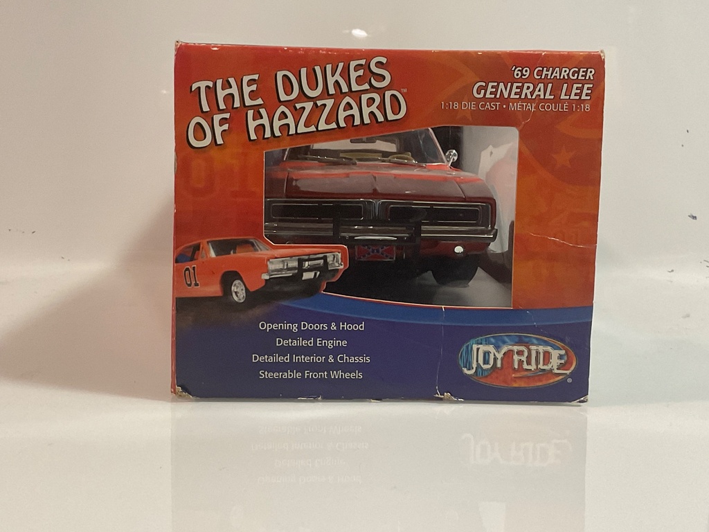 1/18 JOYRIDE THE DUKE’S OF HAZZARD 1969 CHARGER GENERAL LEE  - Photo 3
