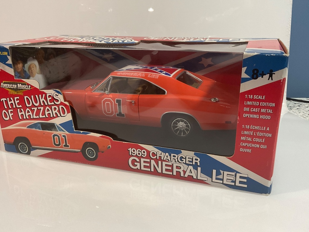 1/18 ERTL THE DUKE’S OF HAZZARD 1969 CHARGER GENERAL LEE  - Photo 6