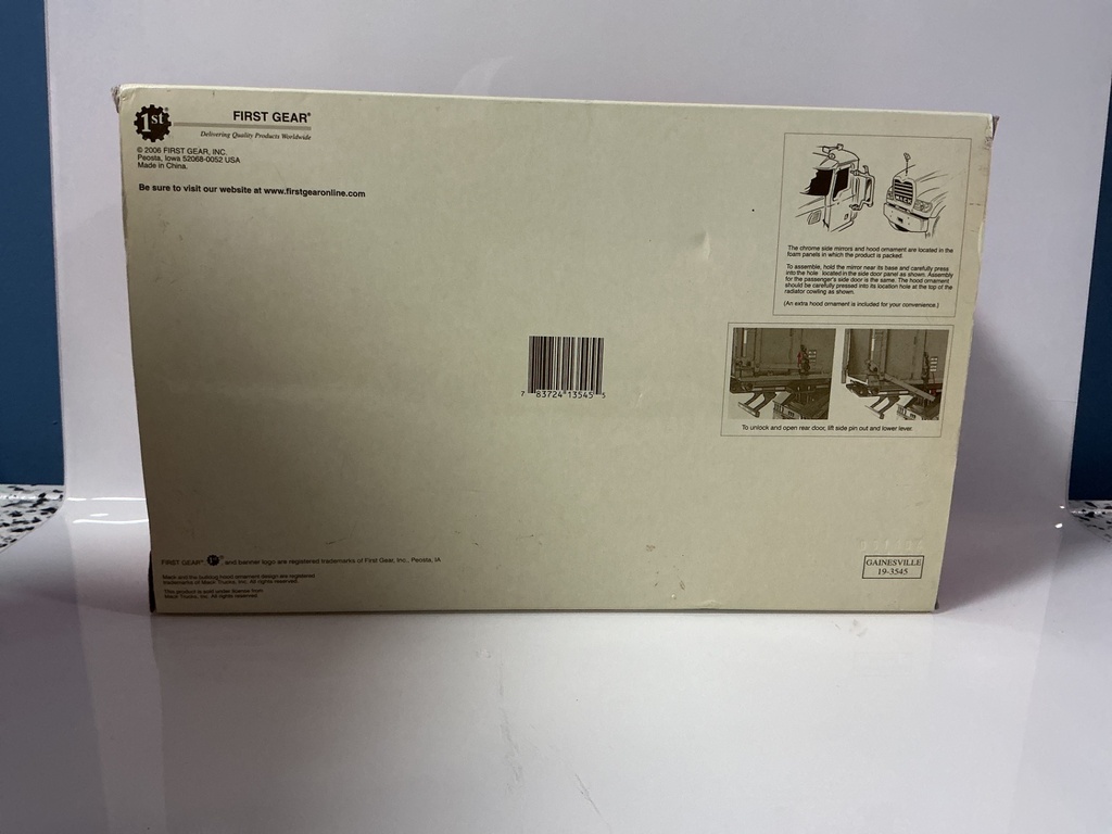 1: 34 FIRST GEAR MACK GRANITE ROLL-OFF TRUCK GAINESVILLE #19–3545 - Photo 2