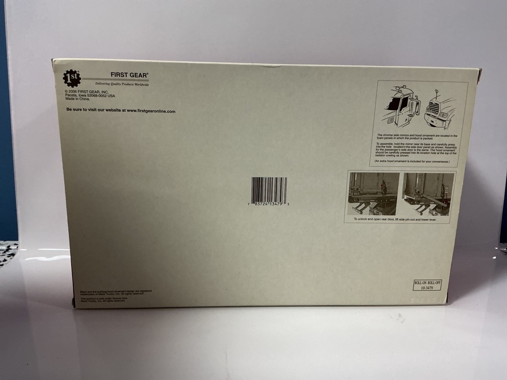 1:34 FIRST GEAR MACK GRANITE ROLLOFF TRUCK “ROLL ON”  #10–3479 - Photo 2