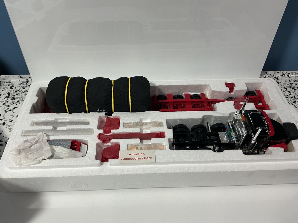 1: 34 MAC GRANITE J&A TRUCKING  TRACTOR WITH TALBERT LOWBOY TRAILER #10–3744  - Photo 3