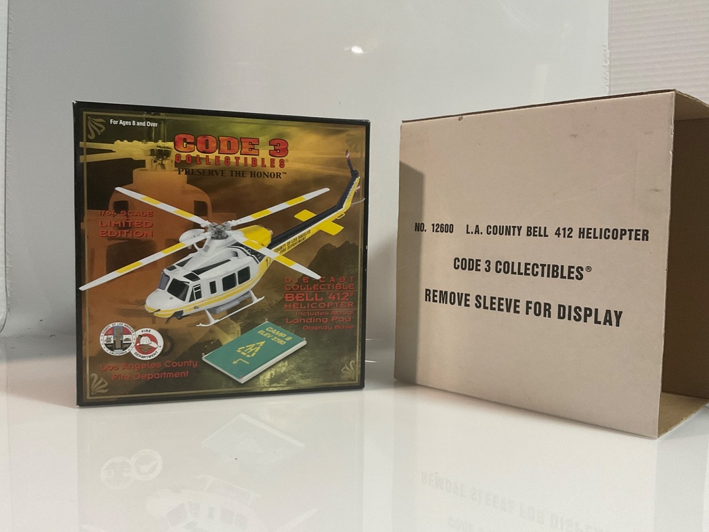 1/64 CODE 3 LA COUNTY BELL 412 HELICOPTER 12600 - Photo 2