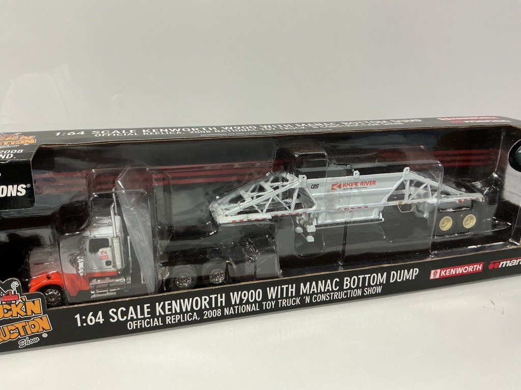 1:64 DIE-CAST PROMOTIONS DCP KNIFE RIVER KENWORTH W900 WITH BOTTOM DUMP #31890 - Photo 3