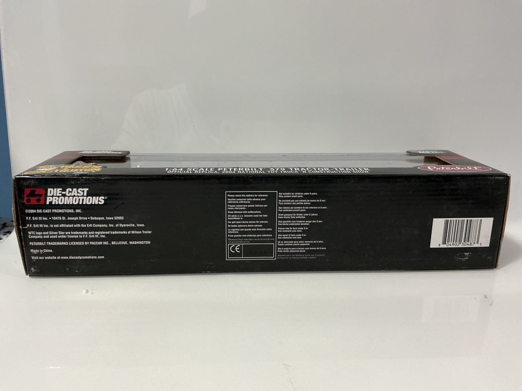 1:64 DIE-CAST PROMOTIONS  DCP BEEF CORP. PETERBILT 379 WITH LIVESTOCK TRAILER - Photo 4