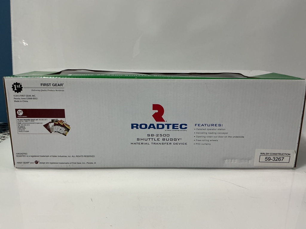 1:50 FIRST GEAR WALSH CONSTRUCTION ROADTEC SB 2500 SHUTTLE BUGGY #59–3267 - Photo 4