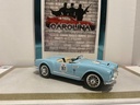 1/18: BURAGO ITALY 1955 LANCIA AURELIA BLUE ON CREAM *PARTS JUNKYARD CAR* image