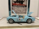 1/18: BURAGO ITALY 1955 LANCIA AURELIA BLUE ON CREAM *PARTS JUNKYARD CAR* image