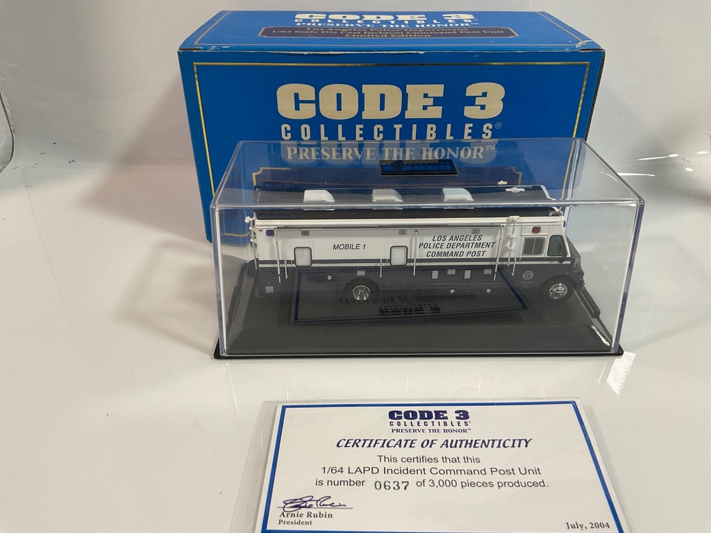1/64 CODE 3 LAPD INCIDENT COMMAND POST UNIT  - Photo 2