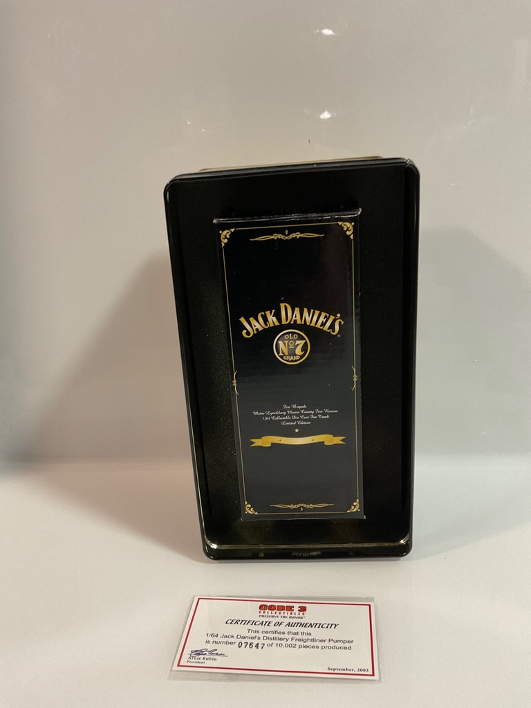 1/64 JACK DANIELS FREIGHTLINER PUMPER - Photo 2