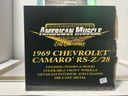 1/18: ERTL 1969 CHEVROLET CAMARO RS-Z / 28 RED W/ WHITE STRIPES image