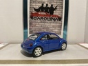 1/18: BURAGO ITALY 1998 VOLKSWAGEN NEW BEETLE BLUE ON GRAY image