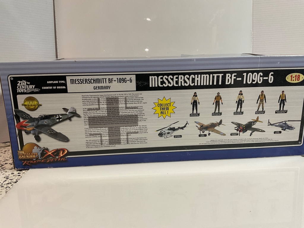 1/18 ULTIMATE SOLDIER MESSERSCHMITT BF-109G-6  CRACK IN PLASTIC  - Photo 6