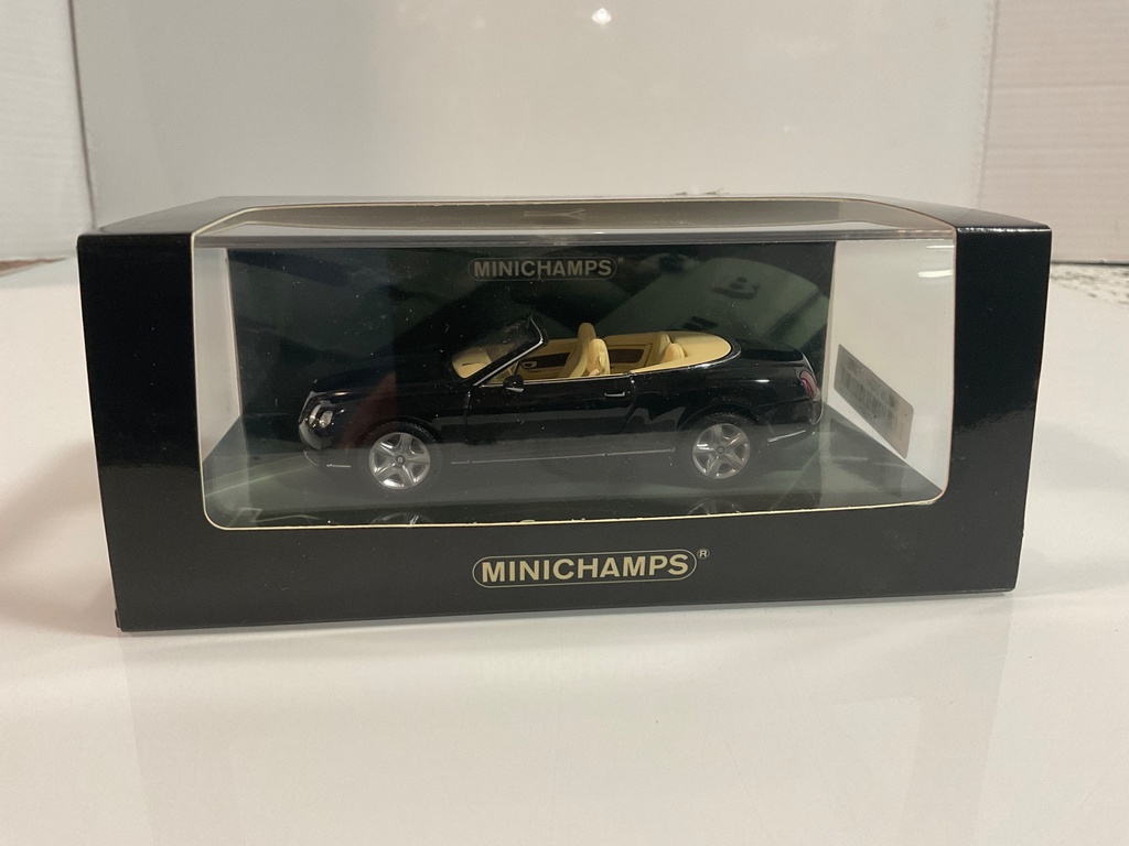 1/43 MINICHAMPS BENTLEY CONTINENTAL GTC 2006 BLCK   - Photo 3