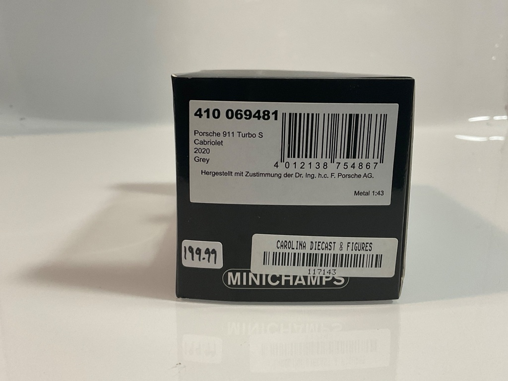 1/43 MINICHAMPS PORSHE 911 TURBO S CABRIOLET  - Photo 2