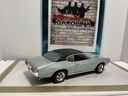 1/18: ERTL 1969 PONTIC GTO ARNIE BESWICK SILVER ON BLACK image