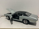 1/18: ERTL 1969 PONTIC GTO ARNIE BESWICK SILVER ON BLACK image