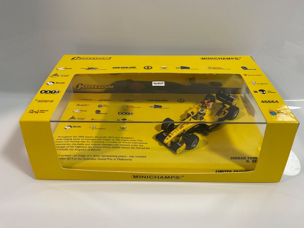 1/43 MINICHAMPS JORDAN FORD EJ14 N.HEIDFELD - Photo 3
